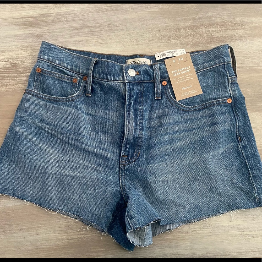 Madewell “The Perfect Jean Short” Size 30 NWT